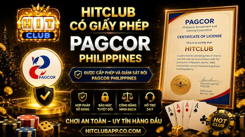 Giấy Phép Hoạt Động 1 Giấy phép PAGCOR Philippines